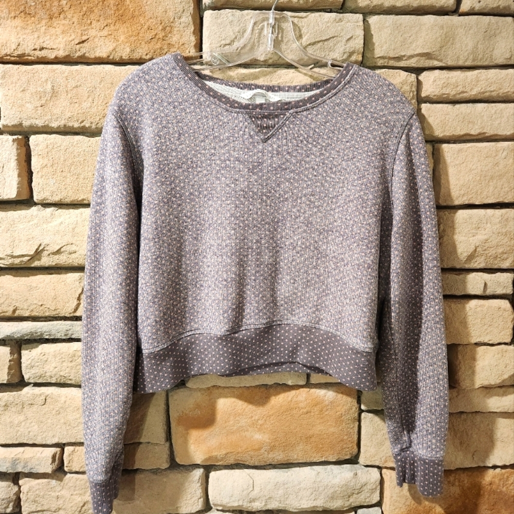 Victoria's Secret Gray Crop Sweater Size Medium